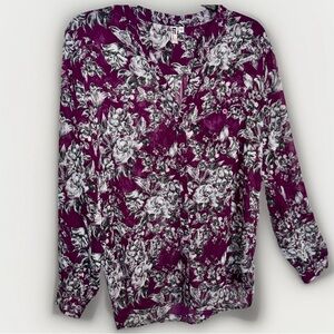 KUT FROM THE KLOTH Jasmine Chiffon Sheer Button Down